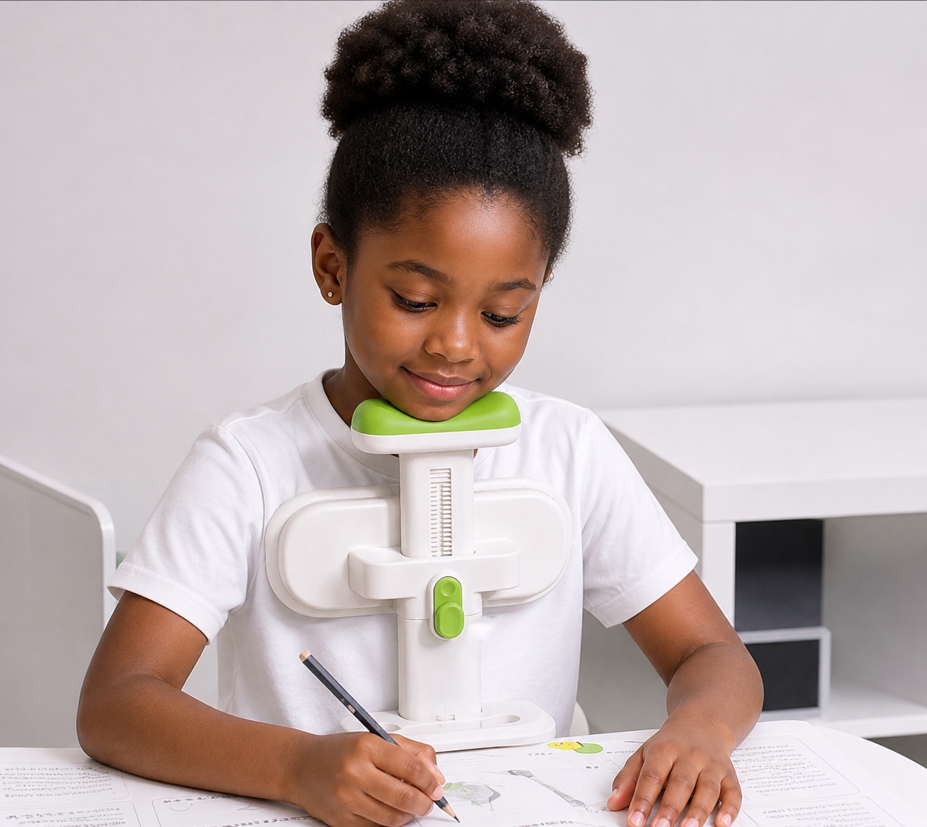 Child using Read Support at home